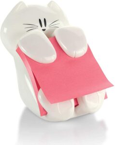 cat post it note holder